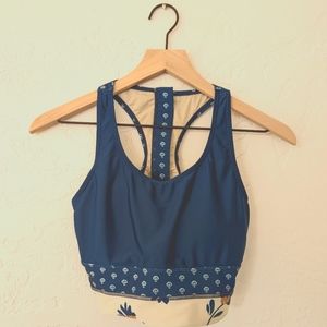 Nani swimwear Cutback Crop racer back swim top
